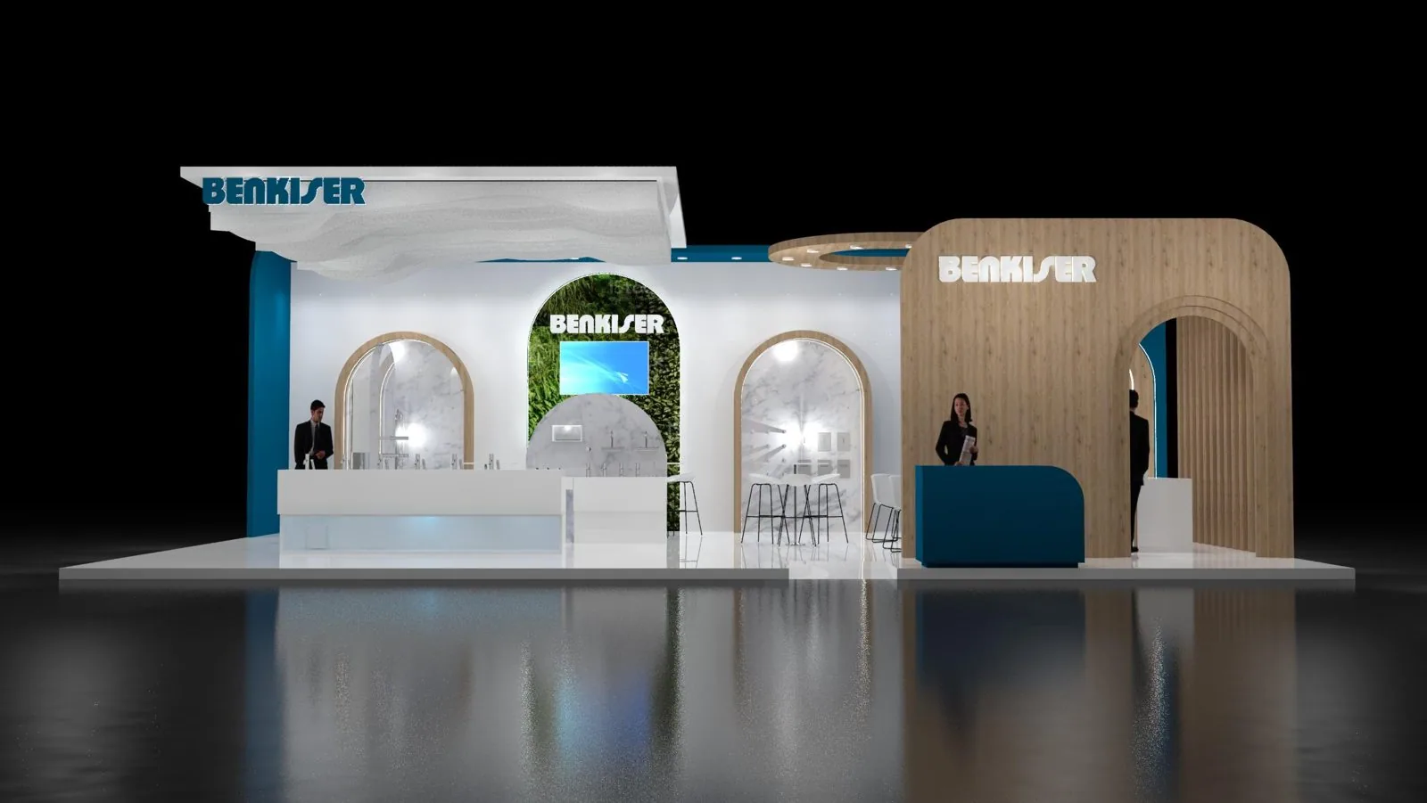 Benkiser exhibition booth render
