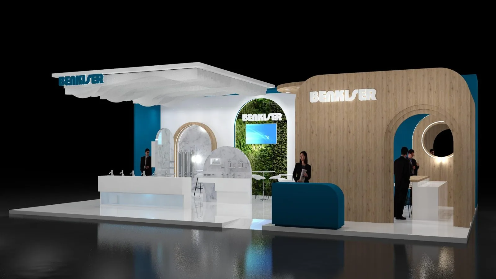 Benkiser booth concept render