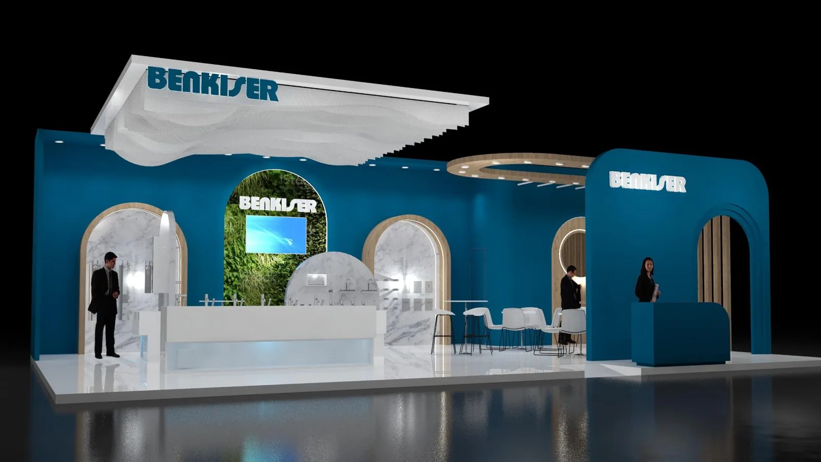Benkiser booth concept render