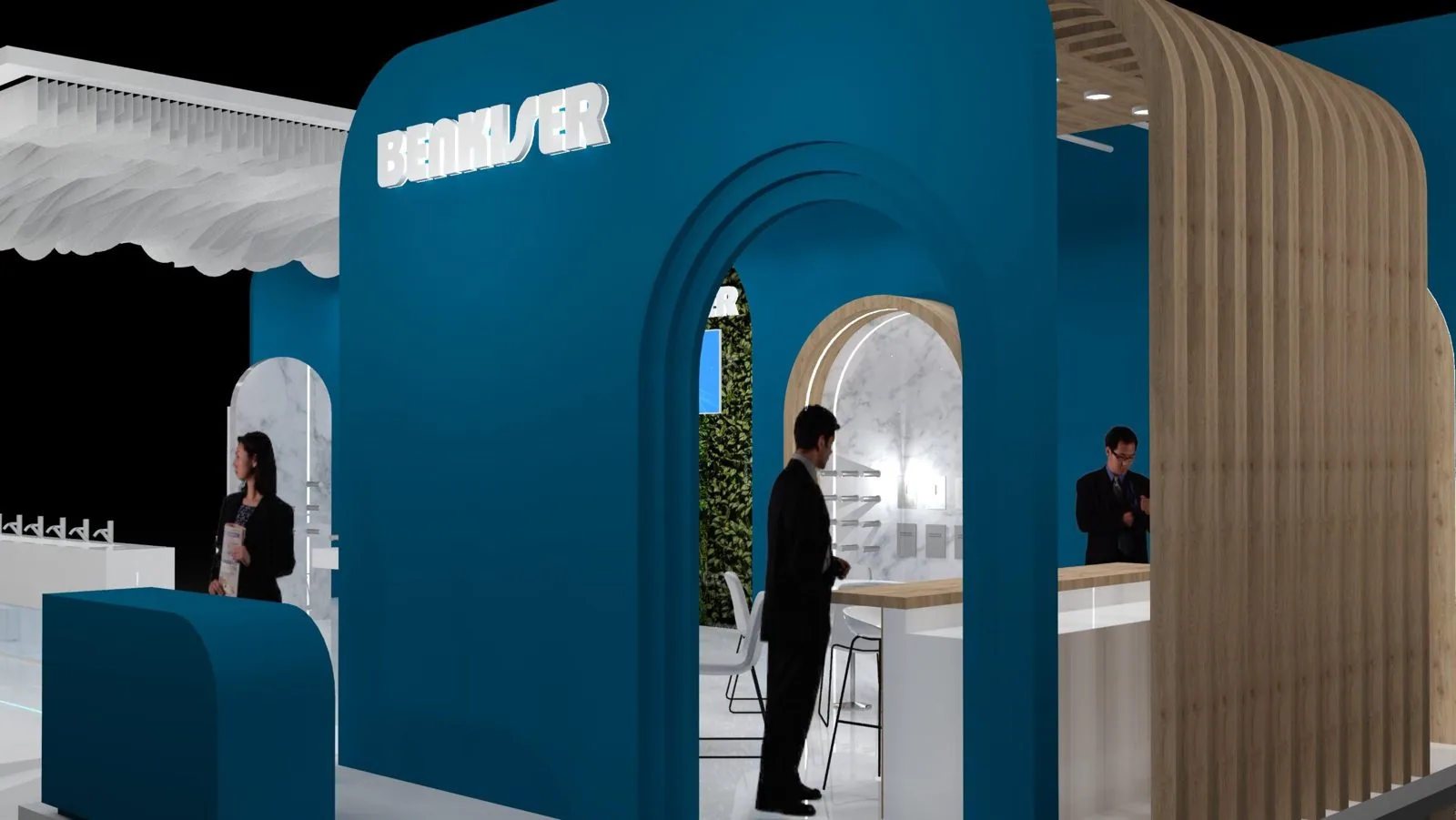 Benkiser booth concept render