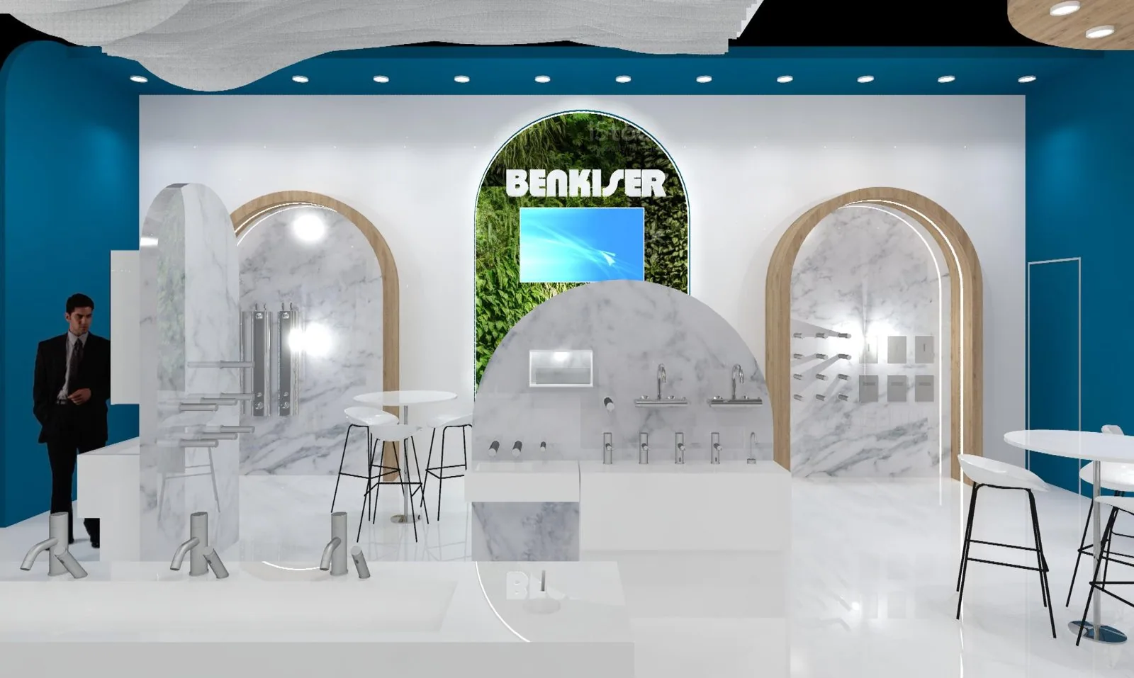 Benkiser booth concept render