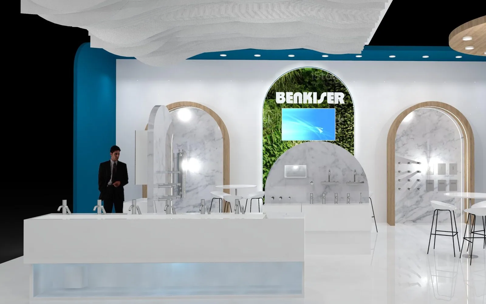 Benkiser booth concept render
