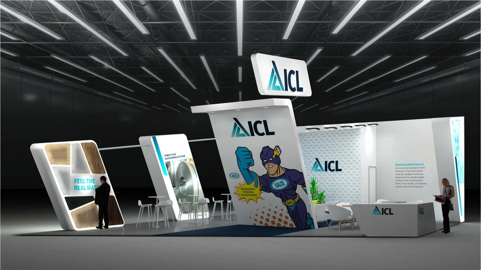 ICL HALOX booth render