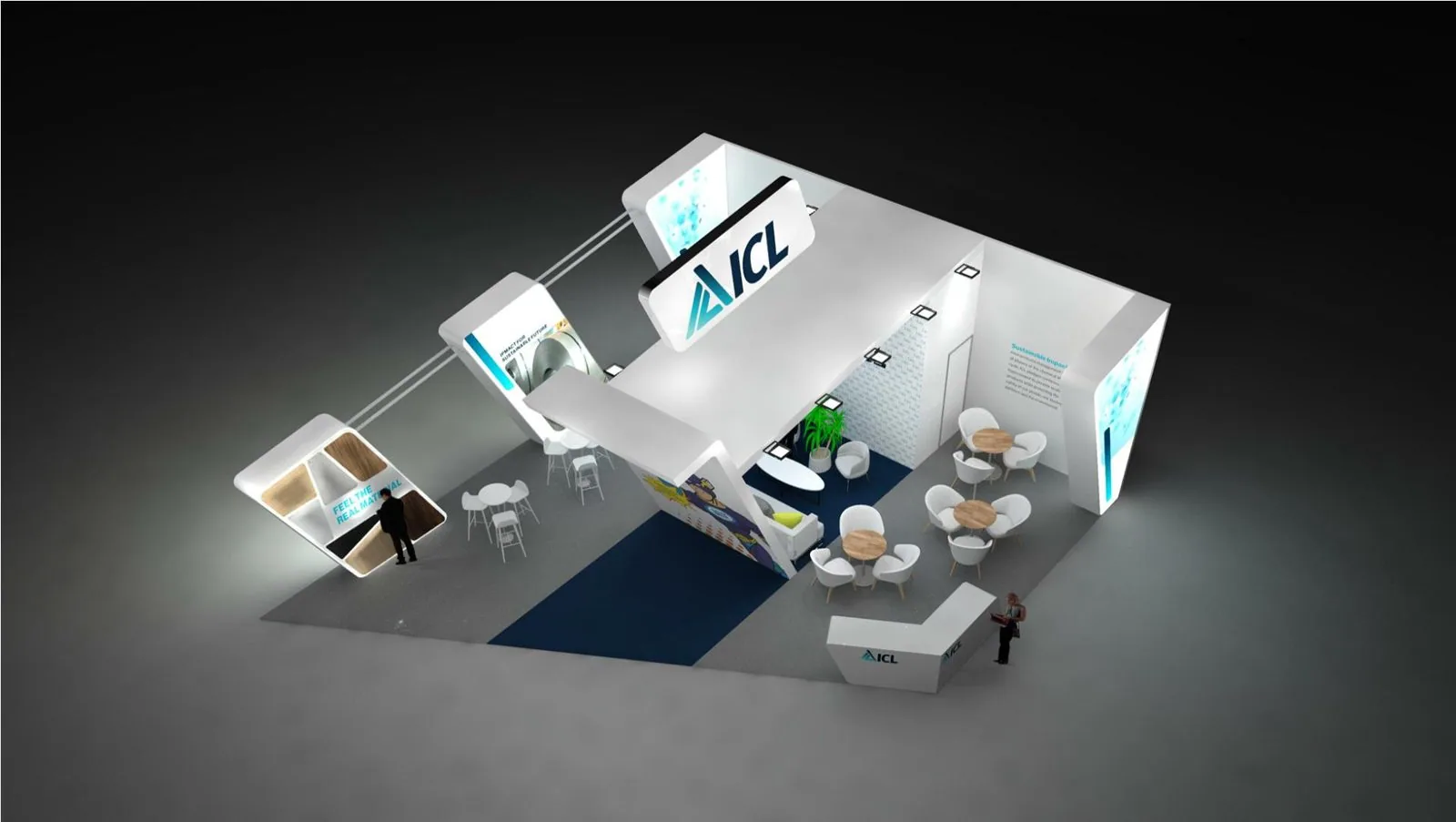 ICL HALOX booth render
