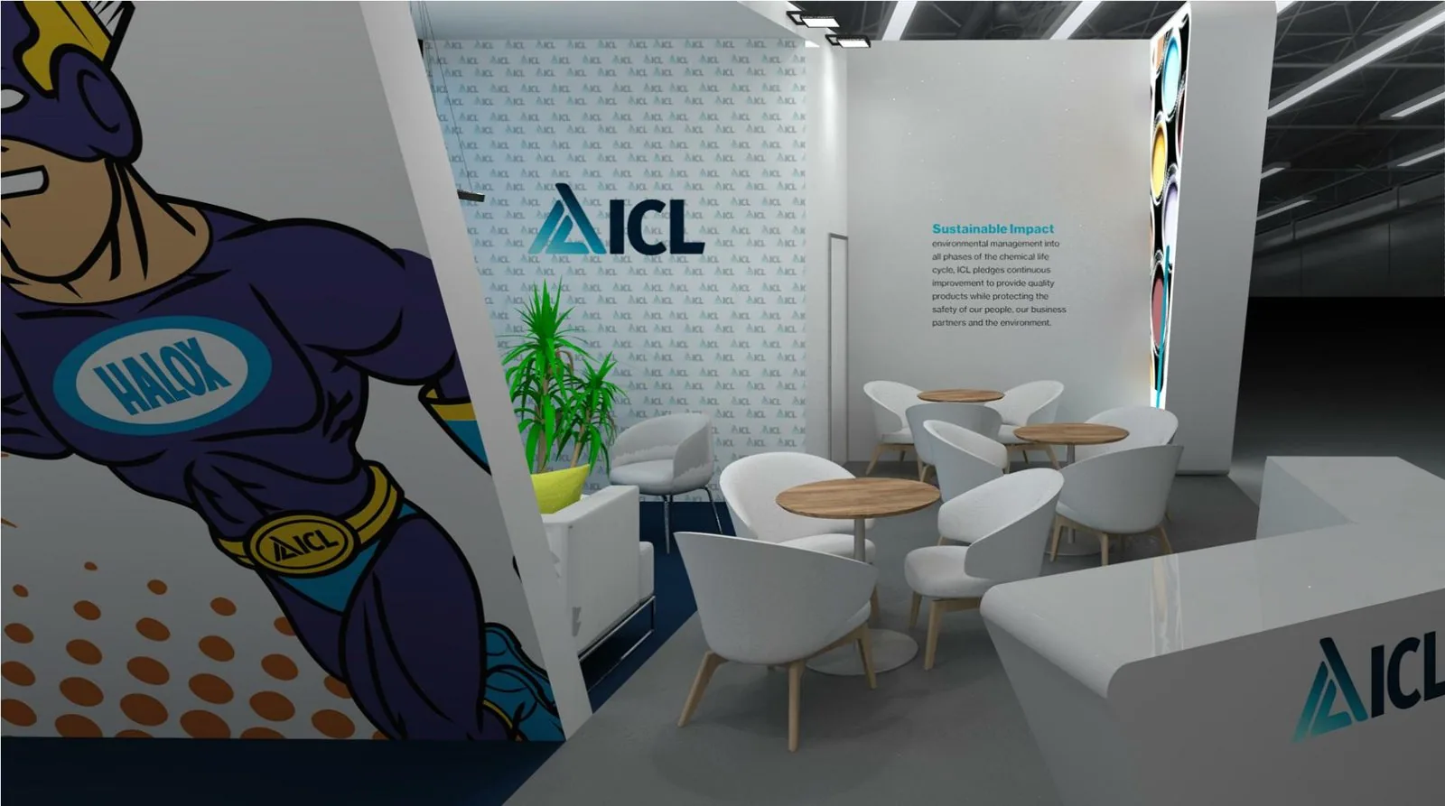 ICL HALOX booth render
