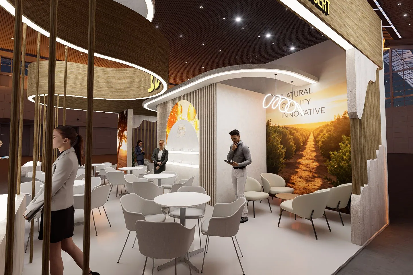 Jojoba Desert booth render