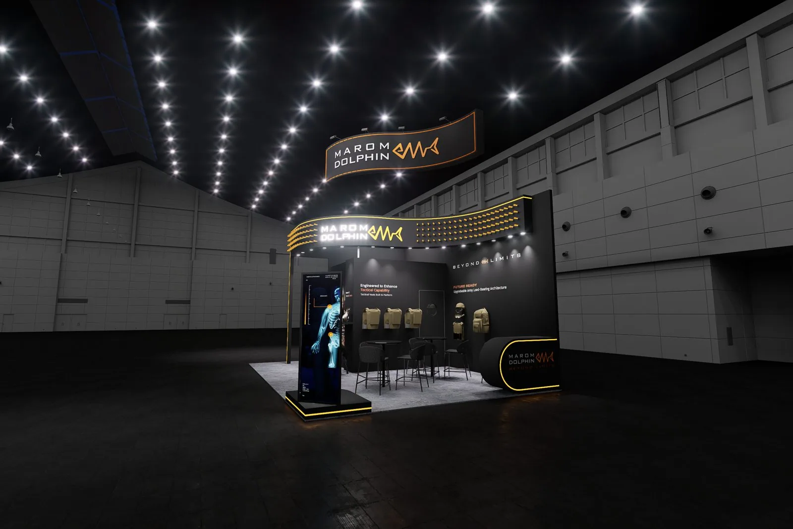 Marom Dolphin booth render