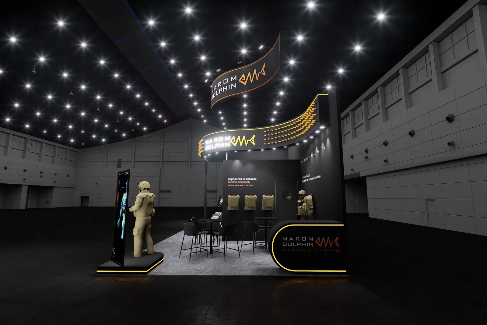 Marom Dolphin booth render