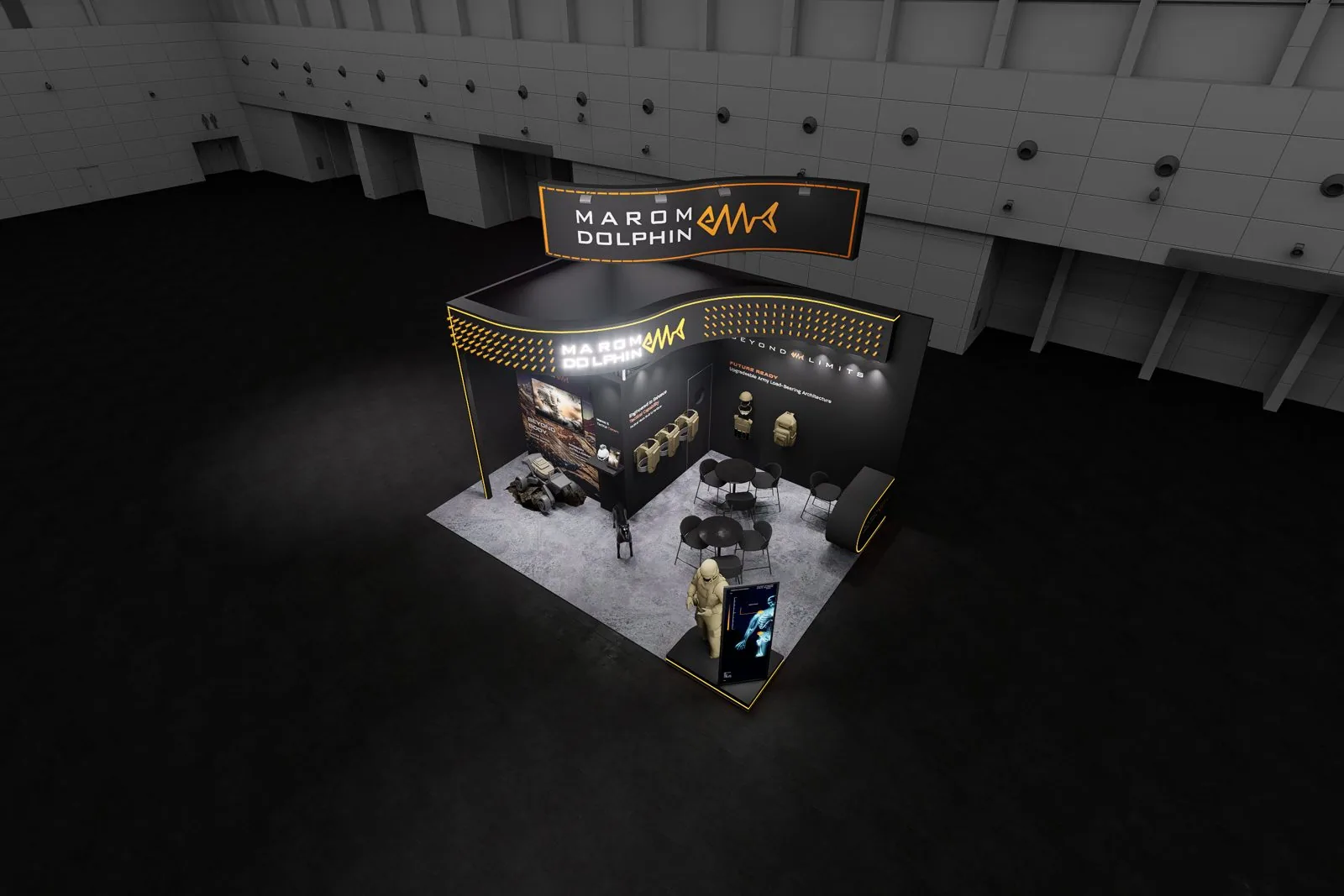 Marom Dolphin booth render