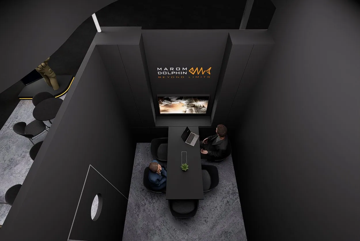 Marom Dolphin booth render