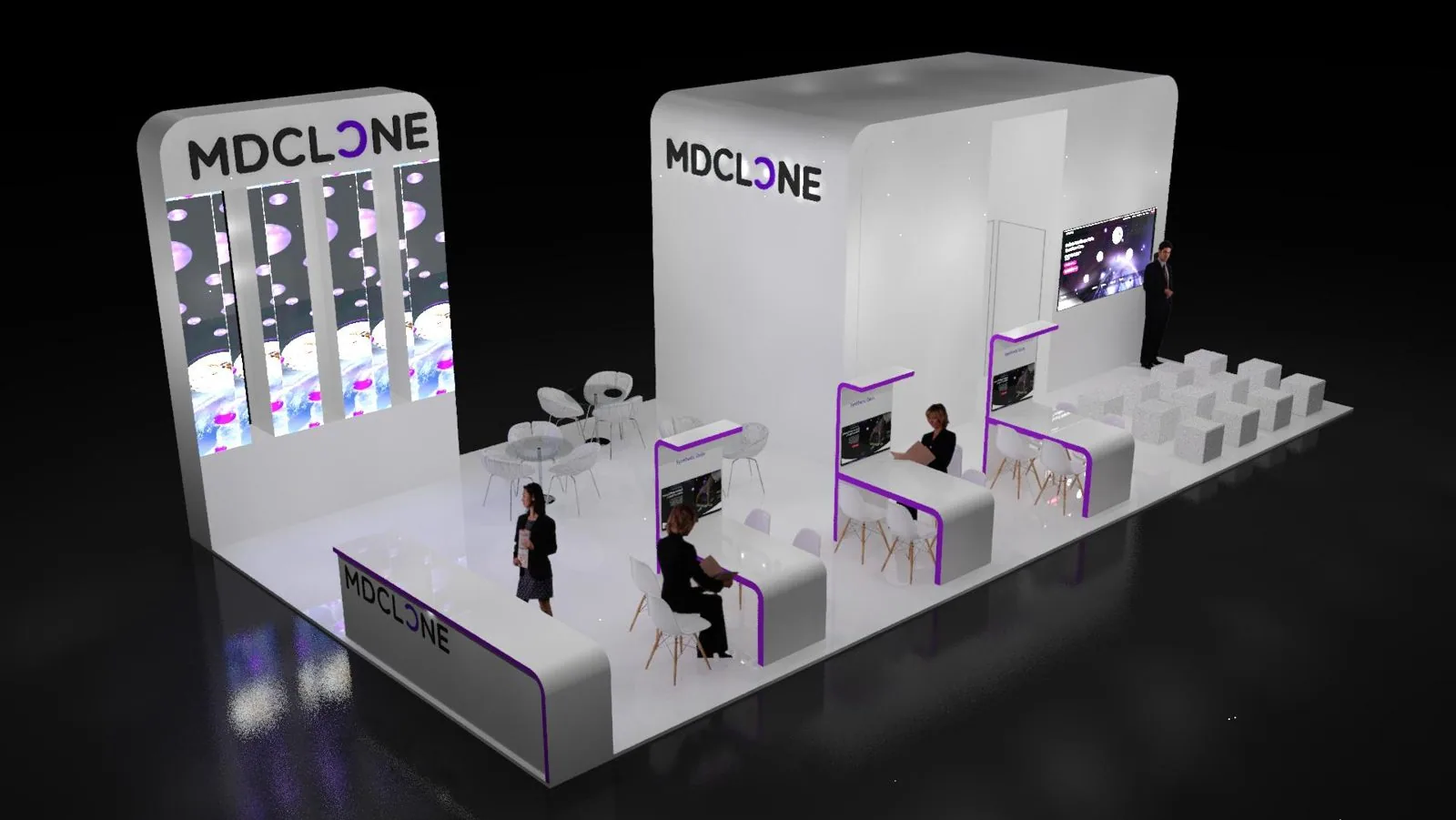 MDClone booth render