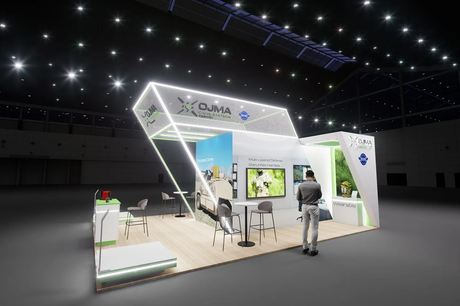 OJMA exhibition booth render