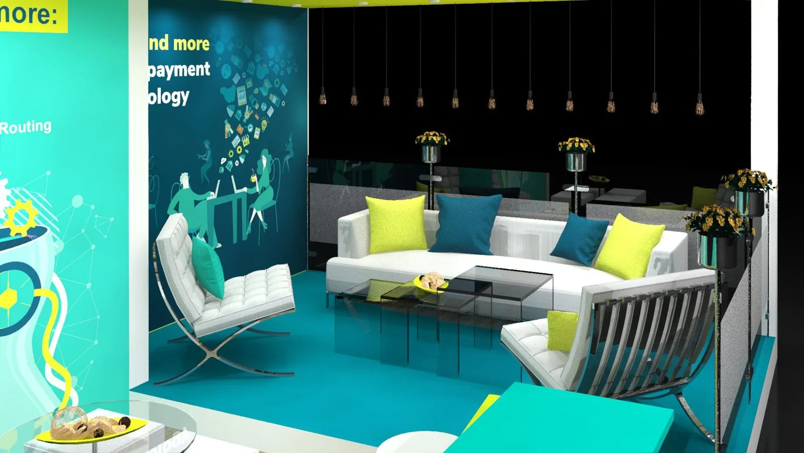 SafeCharge booth render