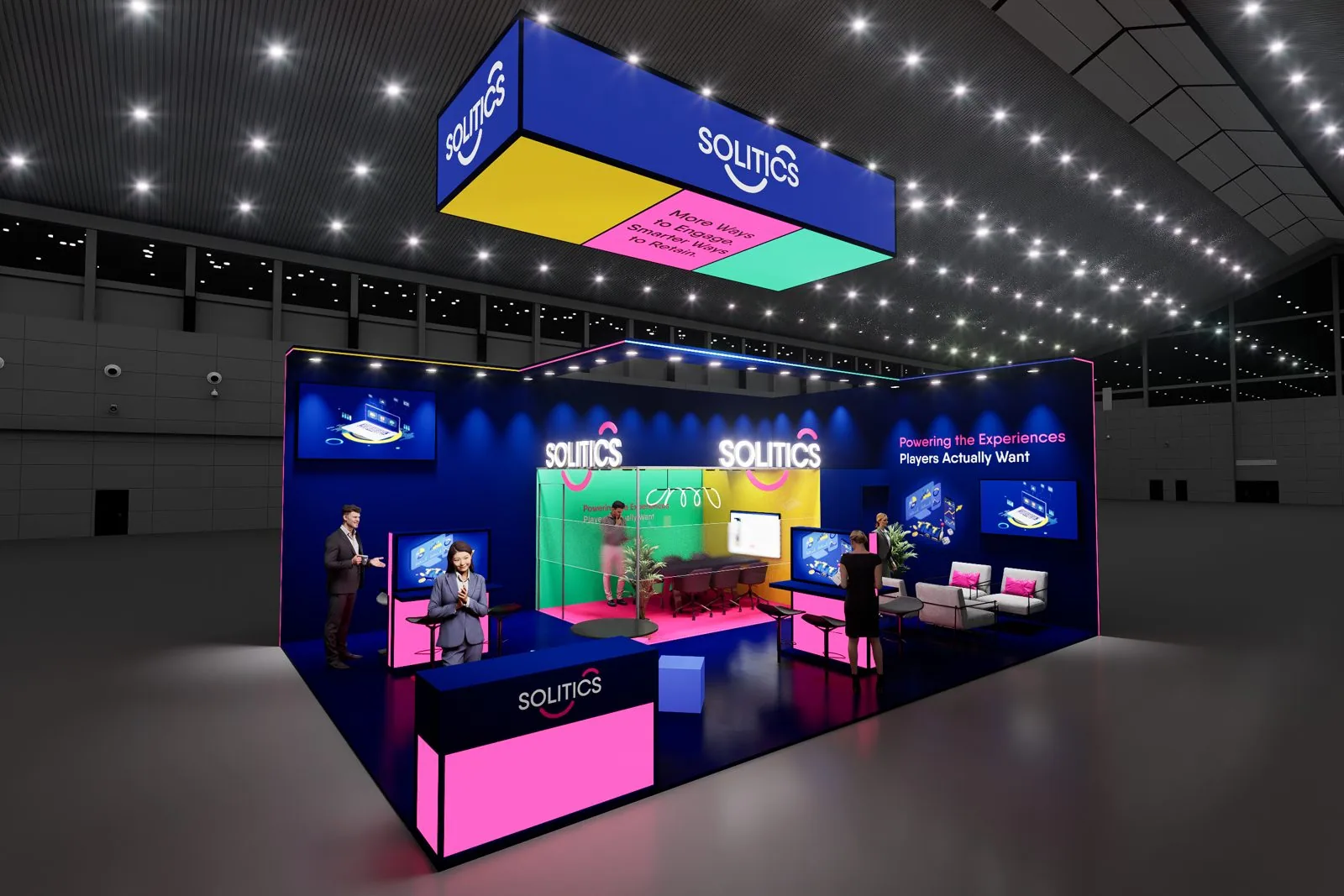 Solitics booth, option A