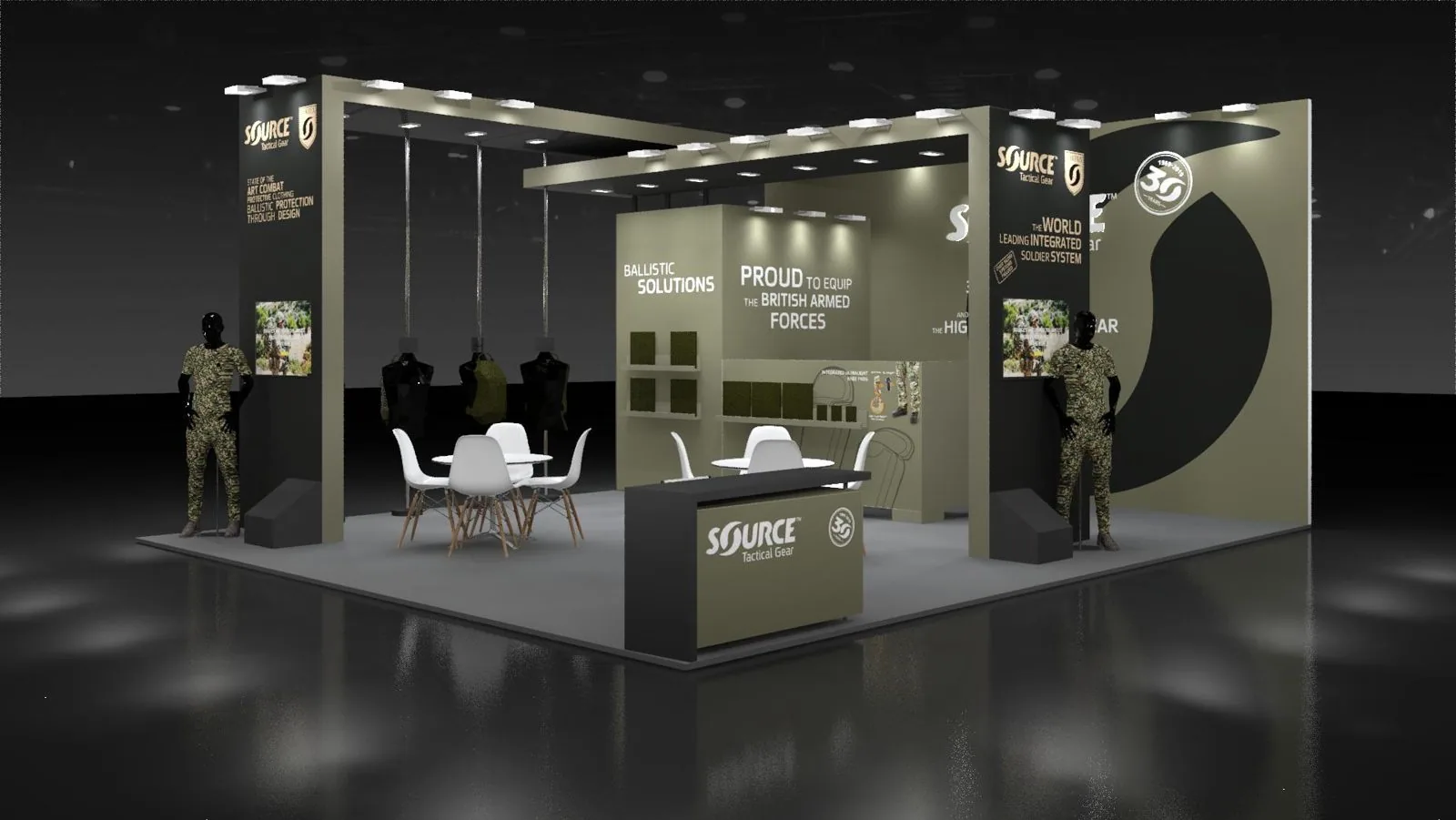 SOURCE exhibition booth render