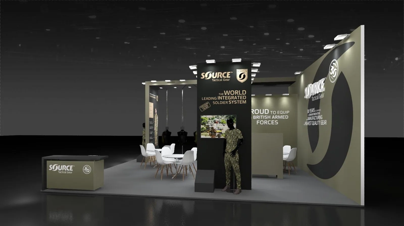 SOURCE Tactical Gear booth render