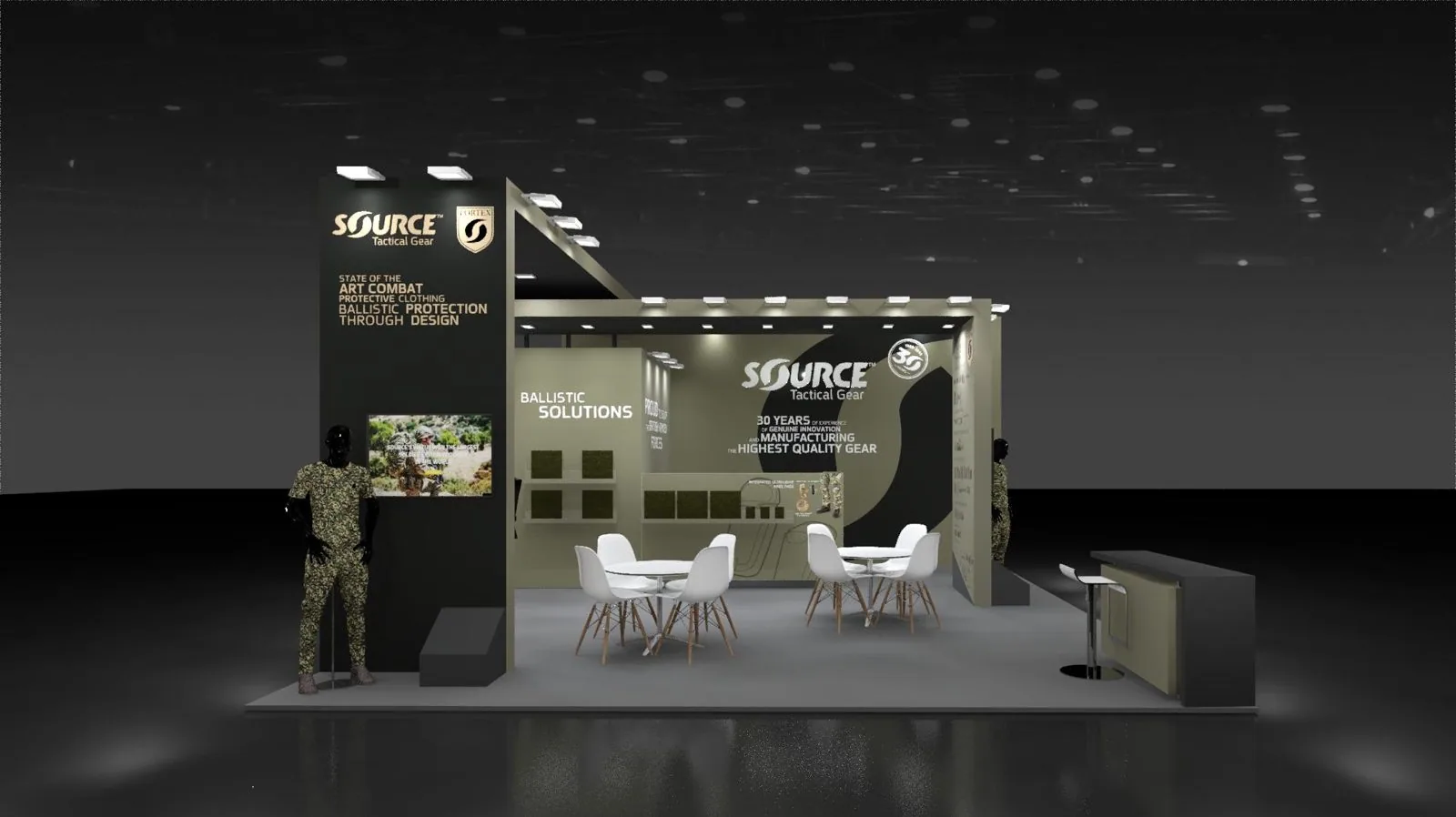 SOURCE Tactical Gear booth render