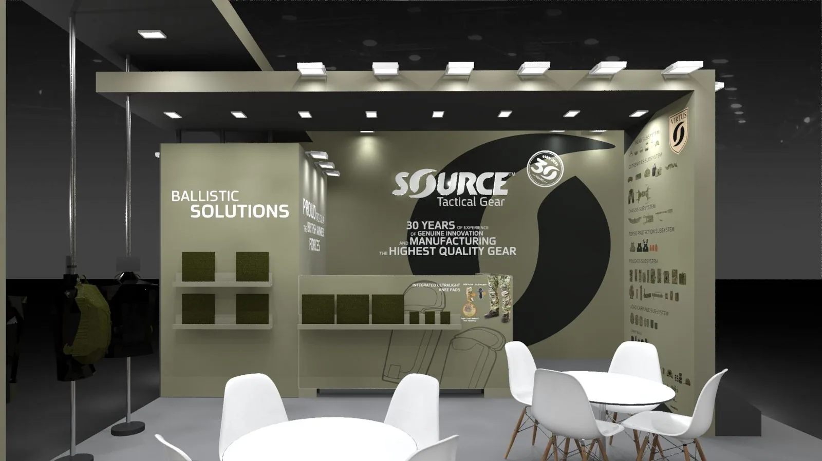 SOURCE Tactical Gear booth render