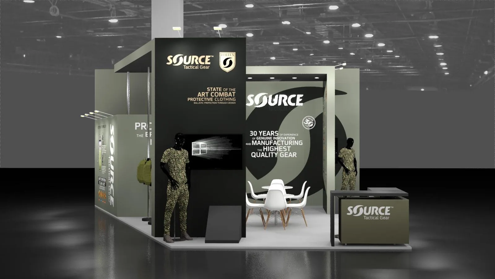 SOURCE Tactical Gear booth render