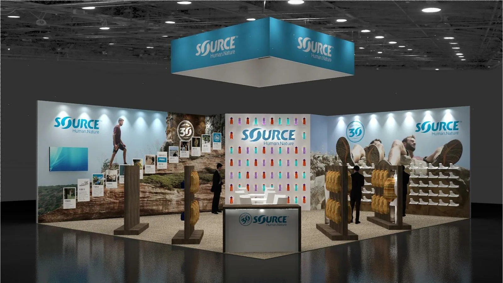 SOURCE Human.Nature booth render