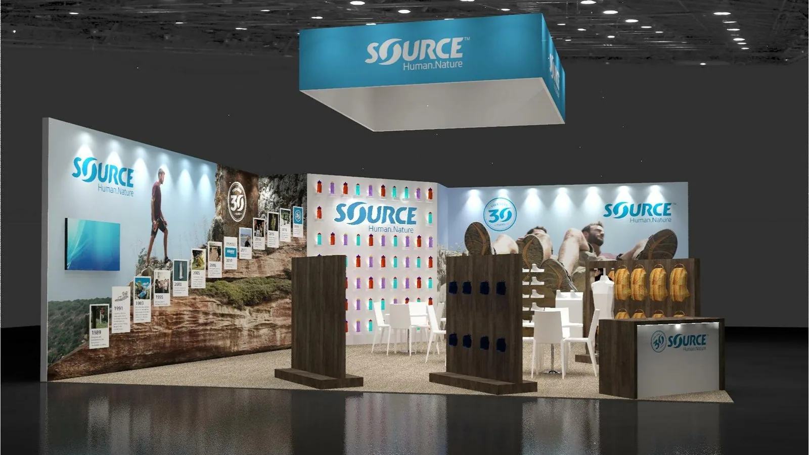 SOURCE Human.Nature booth render