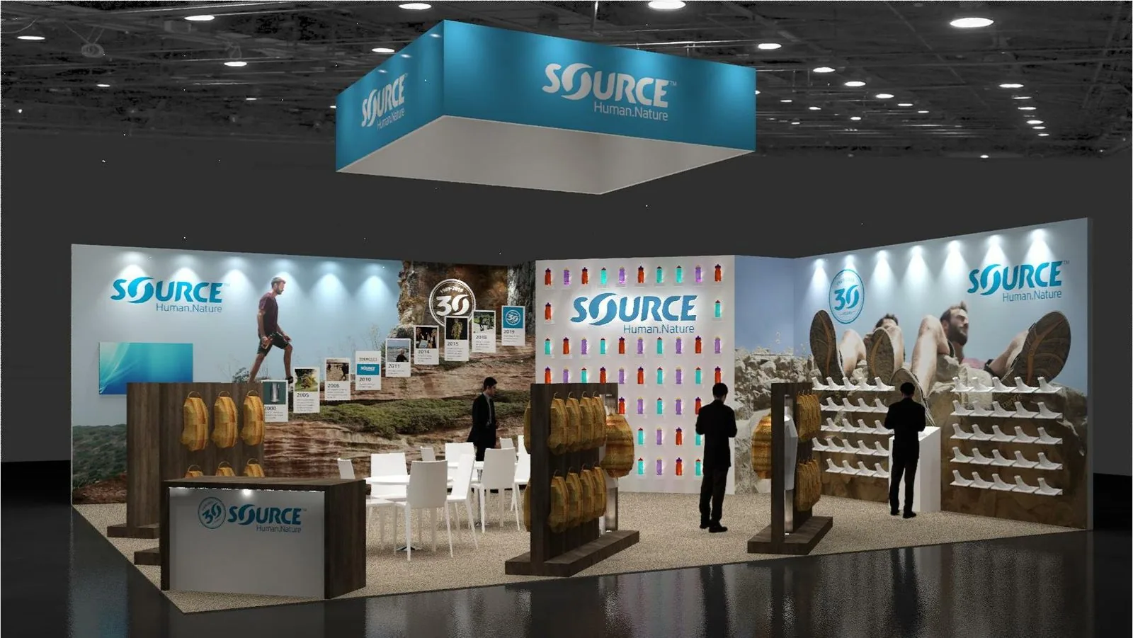 SOURCE Human.Nature booth render