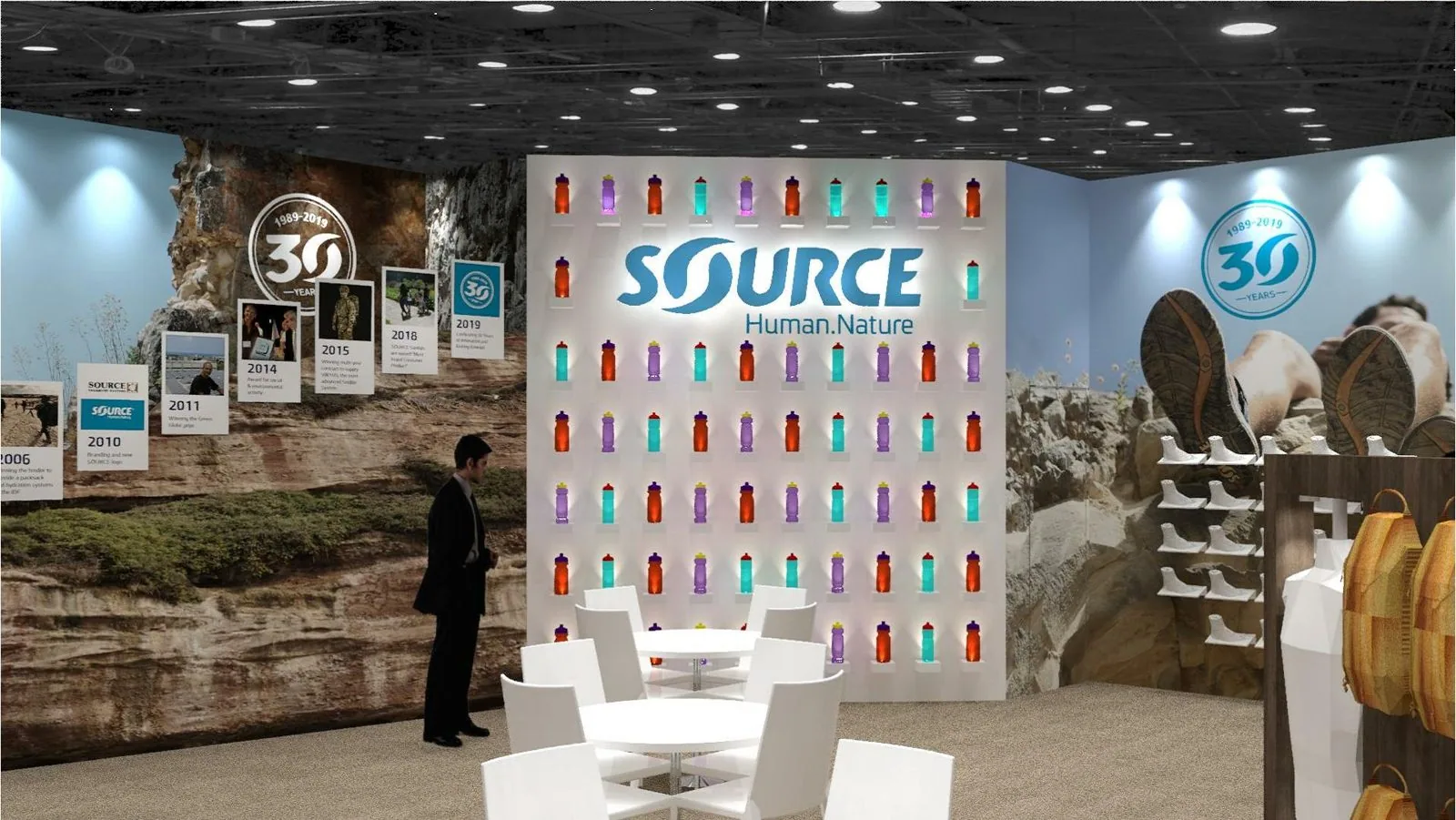 SOURCE Human.Nature booth render