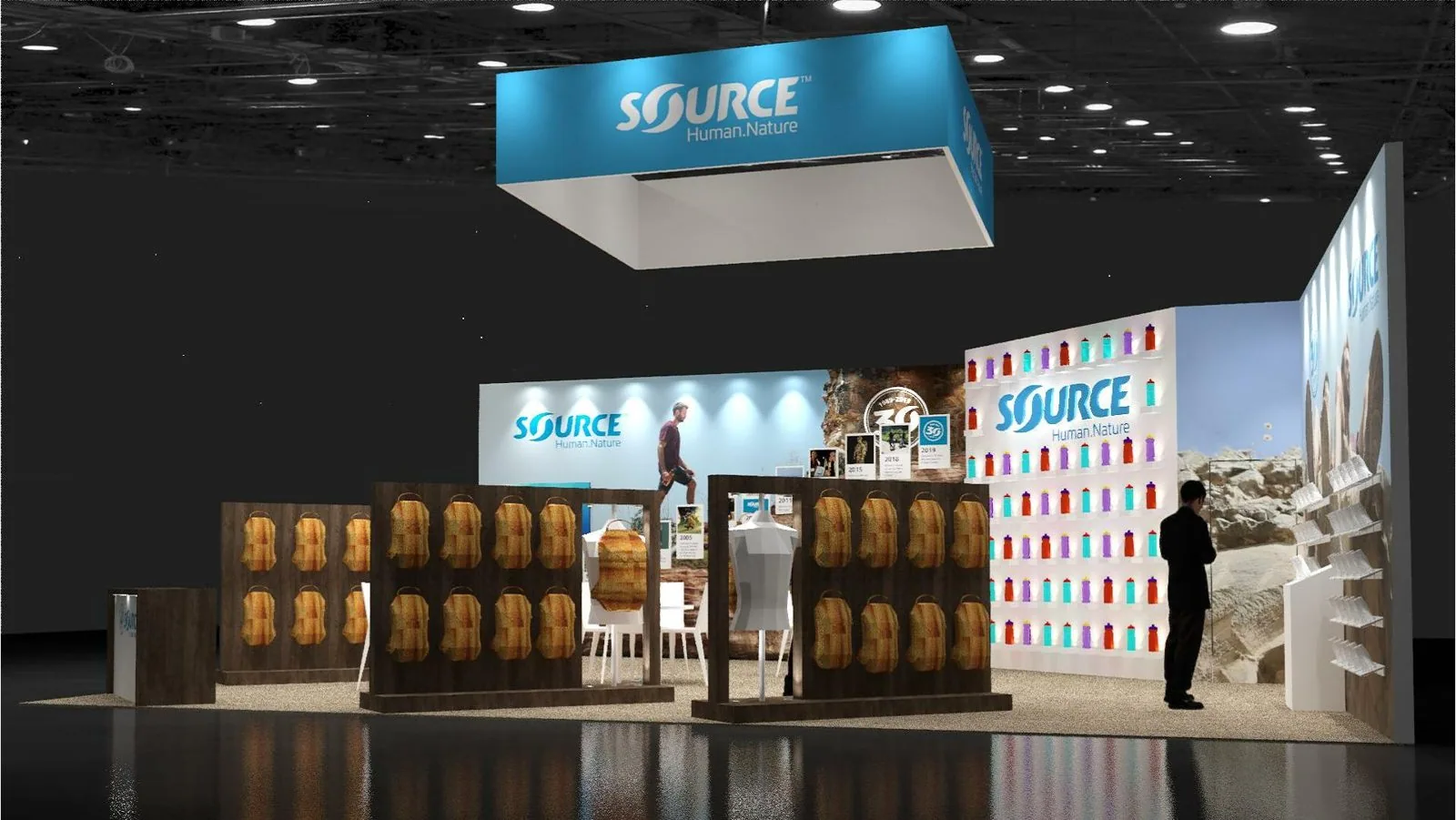 SOURCE Human.Nature booth render