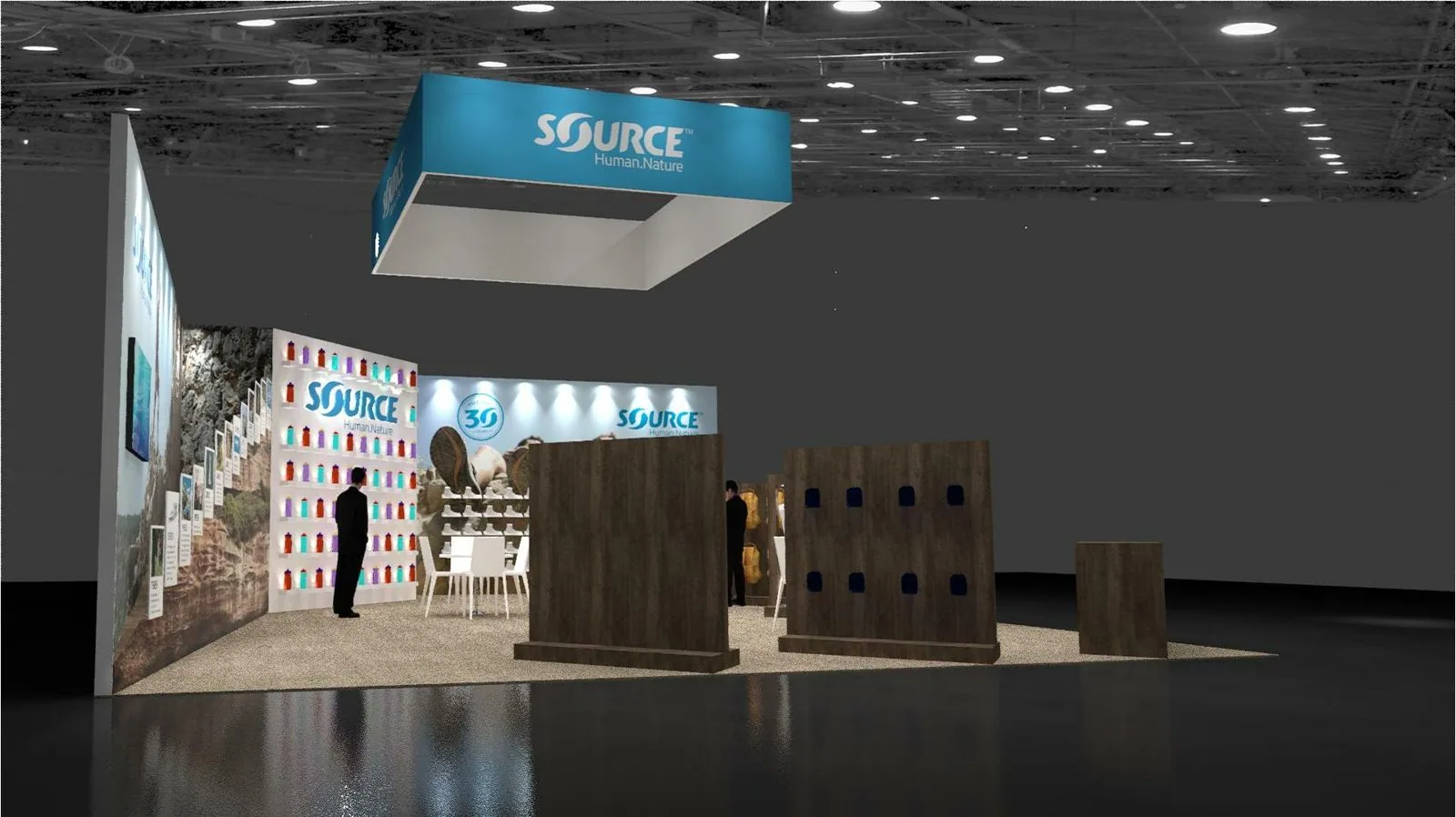 SOURCE Human.Nature booth render