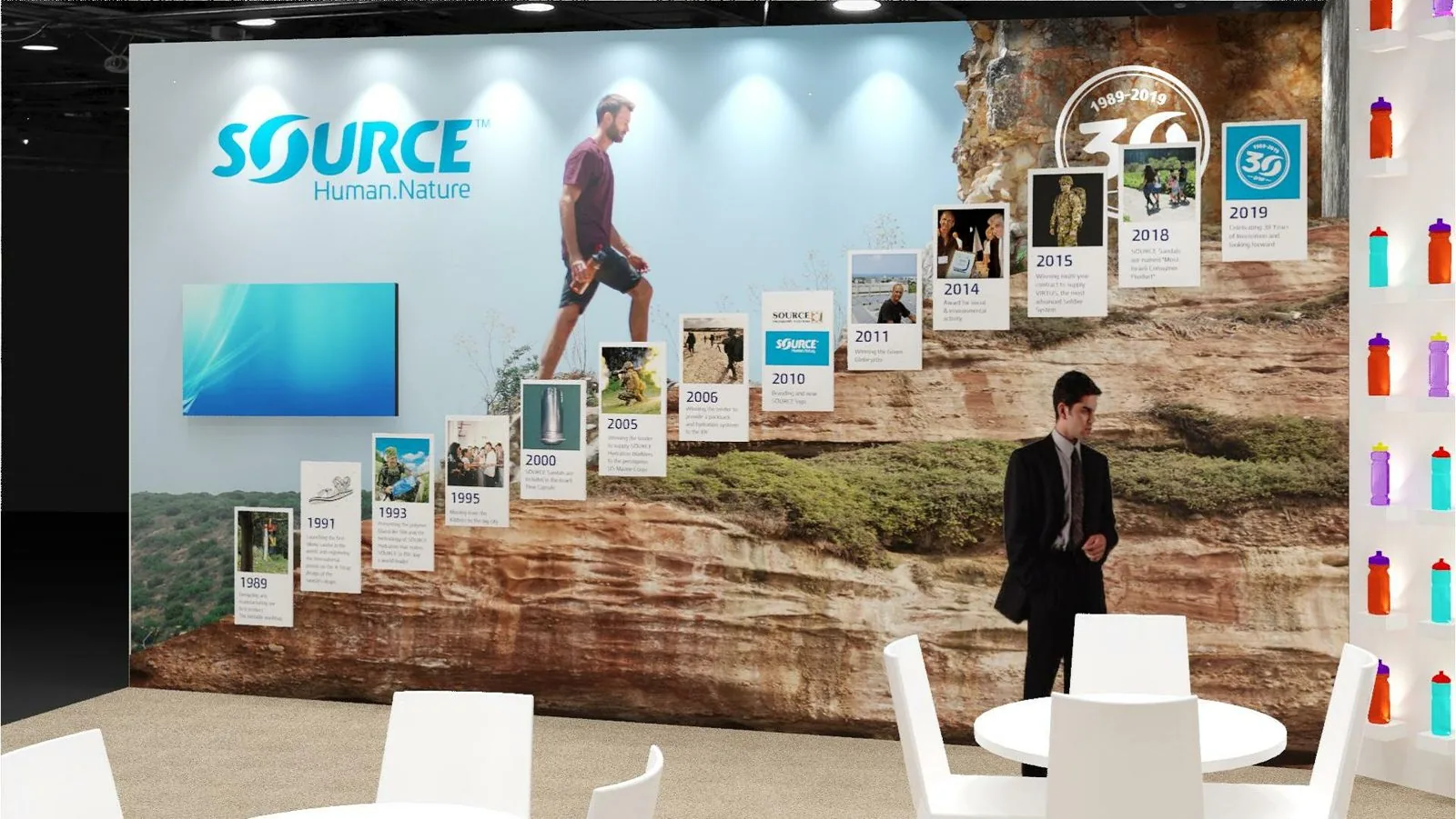 SOURCE Human.Nature booth render