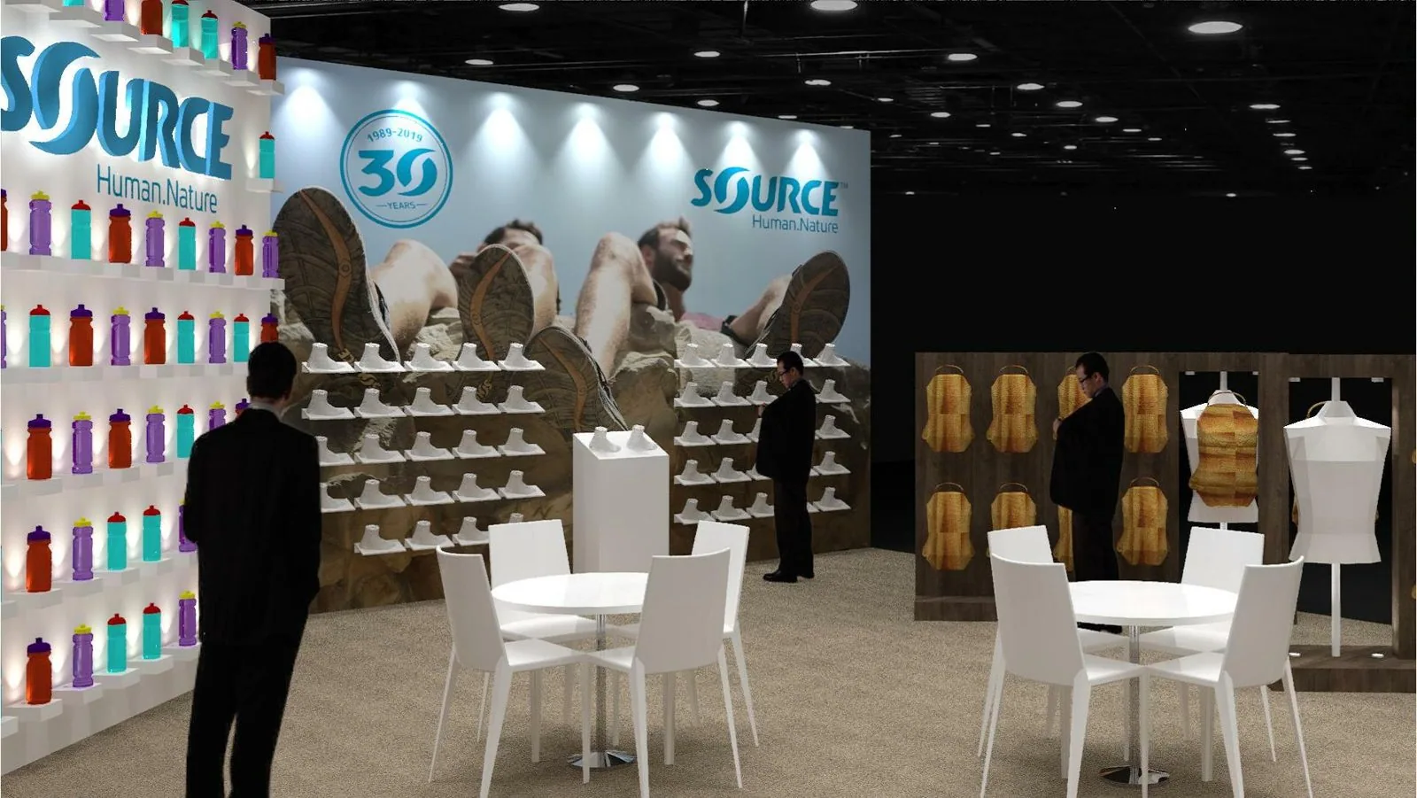 SOURCE Human.Nature booth render