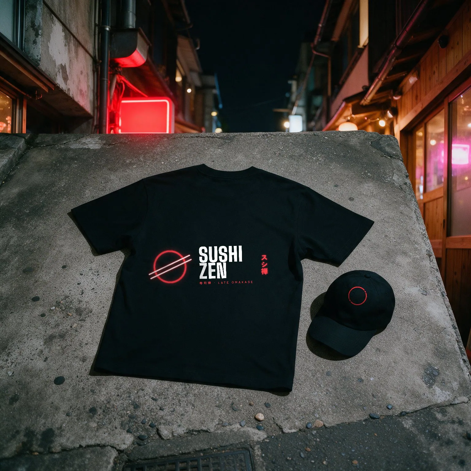 Staff tee and cap