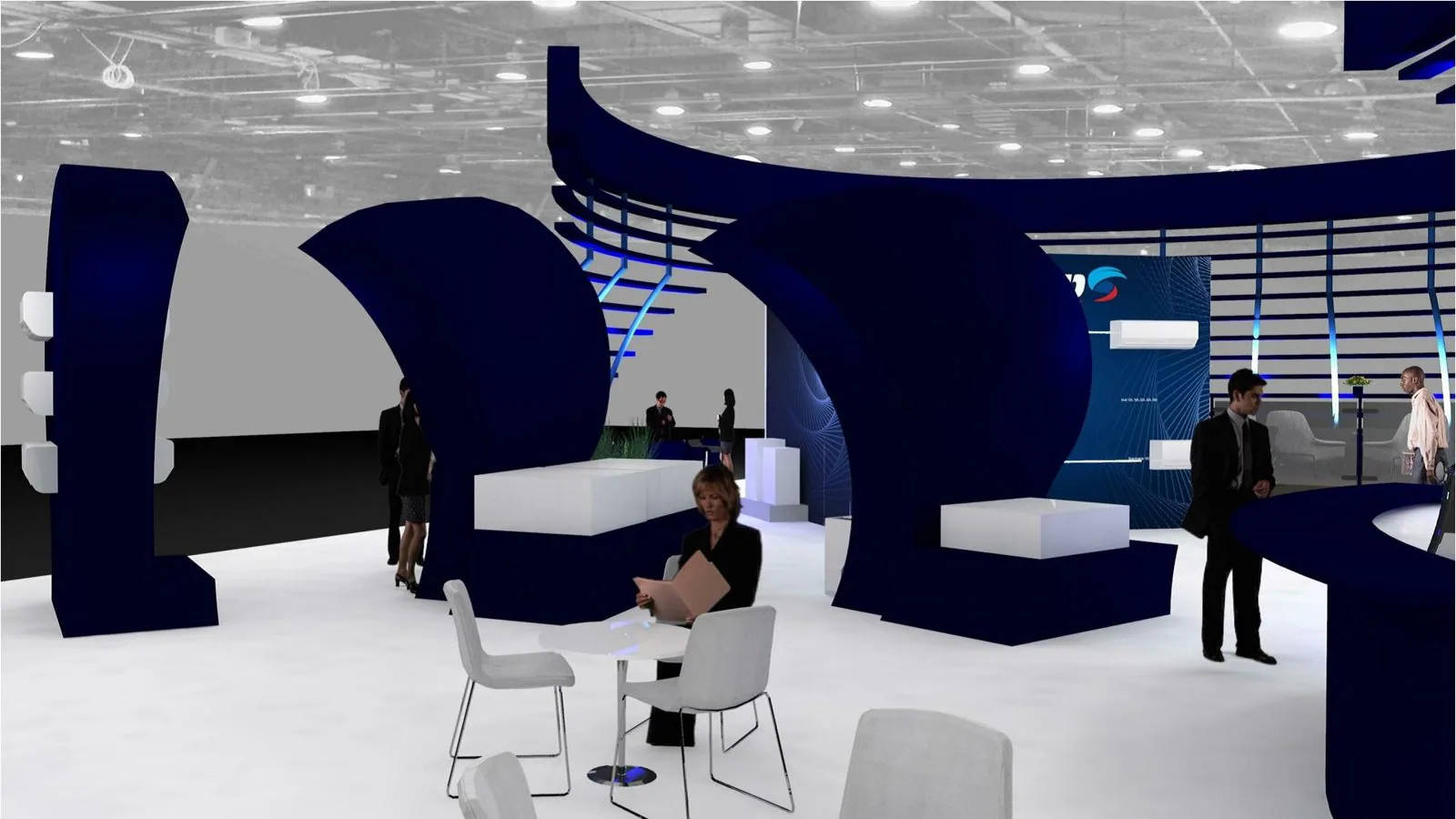 Tornado booth render