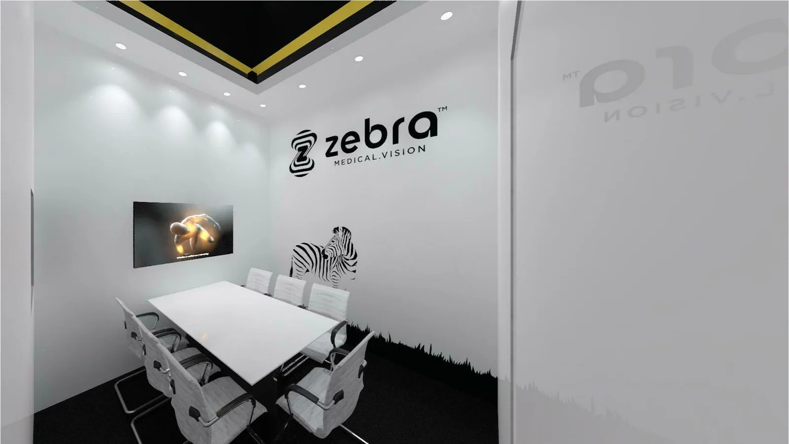Zebra Medical Vision island booth render