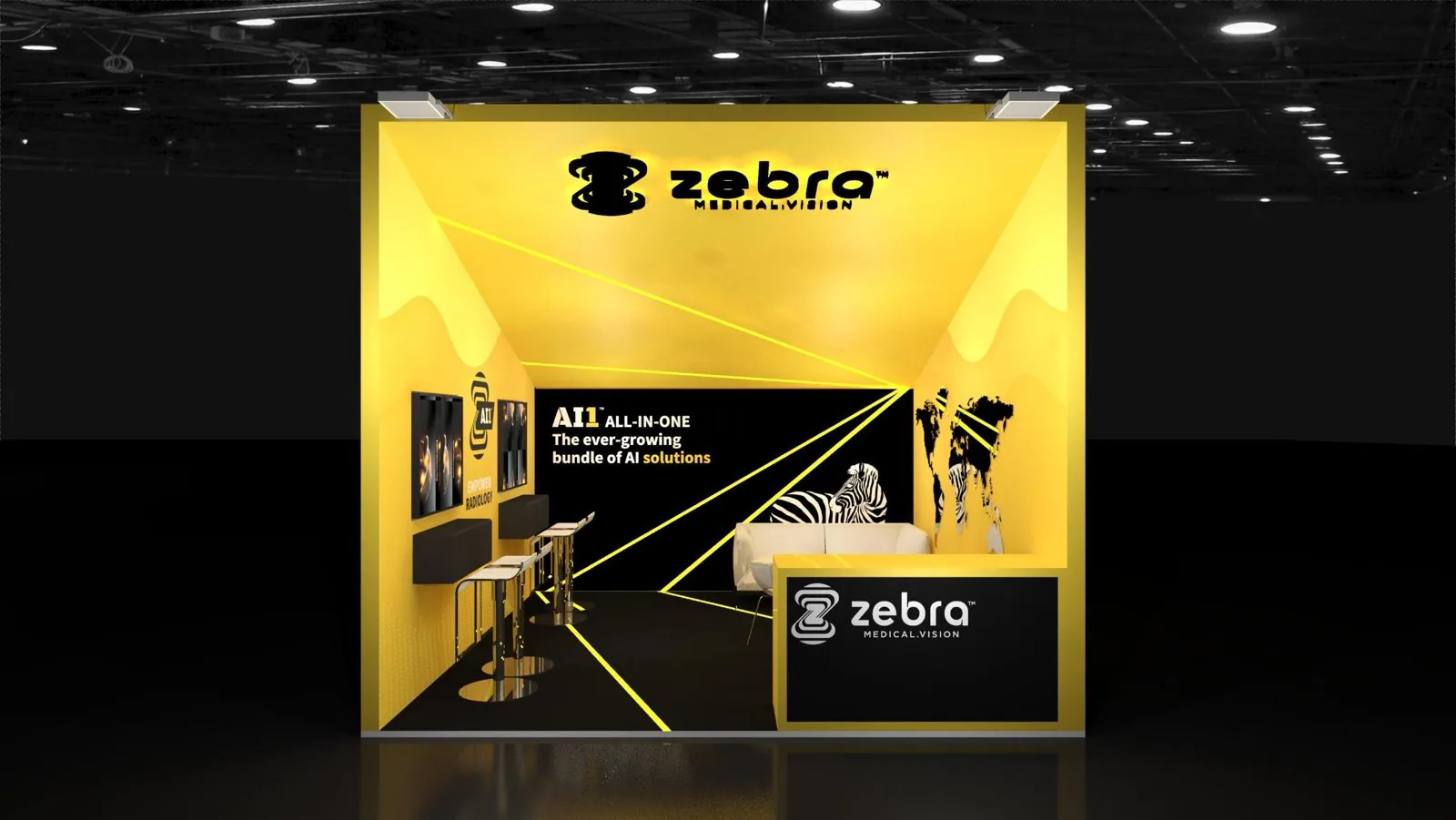 Zebra Medical Vision compact booth render