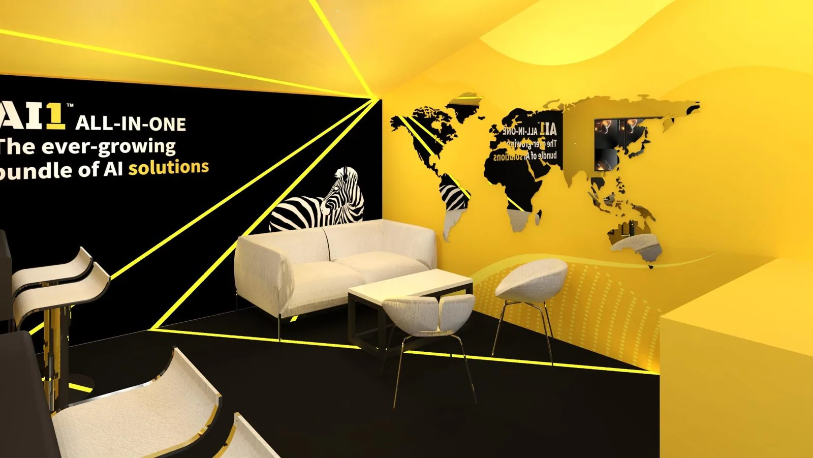Zebra Medical Vision compact booth render
